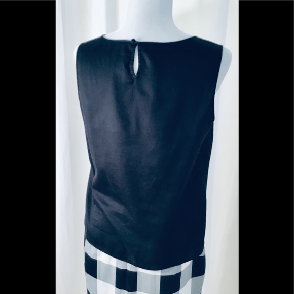 TALBOTS Black Shell with Ruffle Embelishment - Picture 8 of 8